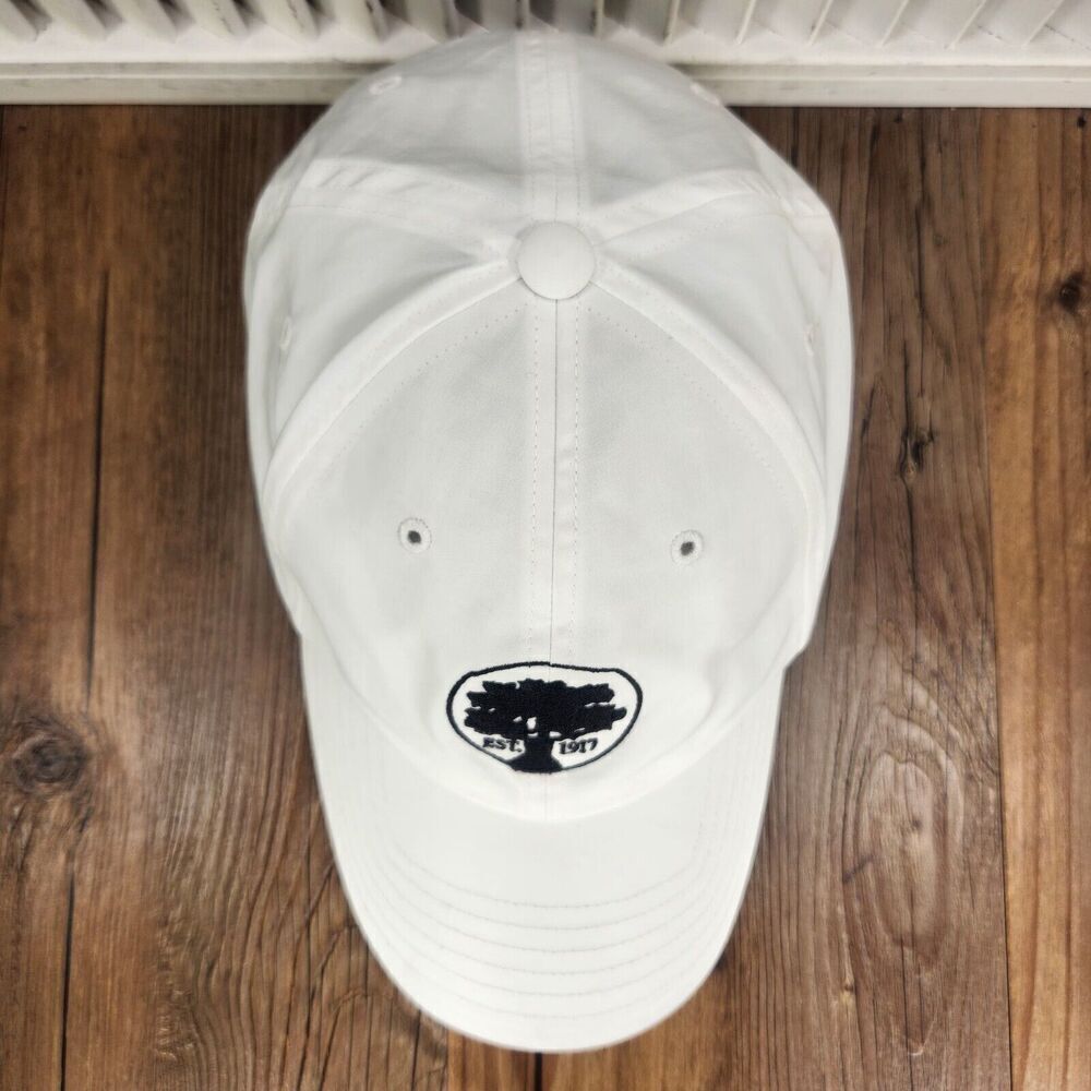 Adidas Oak Tree Est 1917 Strapback Hat Cap White Golf Tennis Athletic Outdoors - Picture 7 of 12